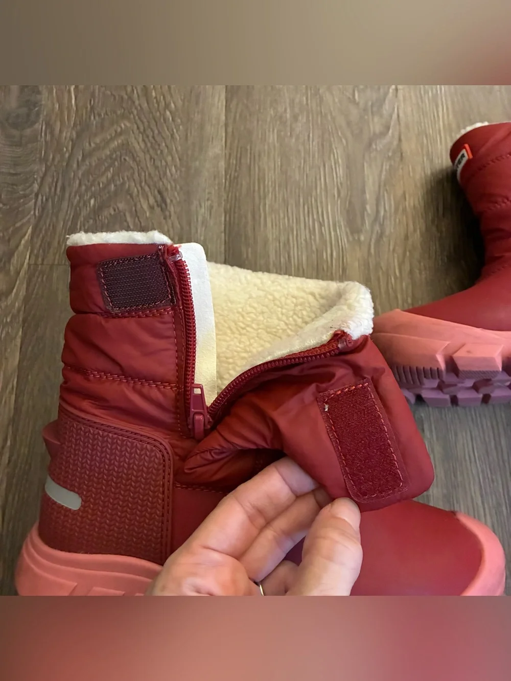 Hunter Intrepid Snow Boot Vital Burgundy/Purring Pink